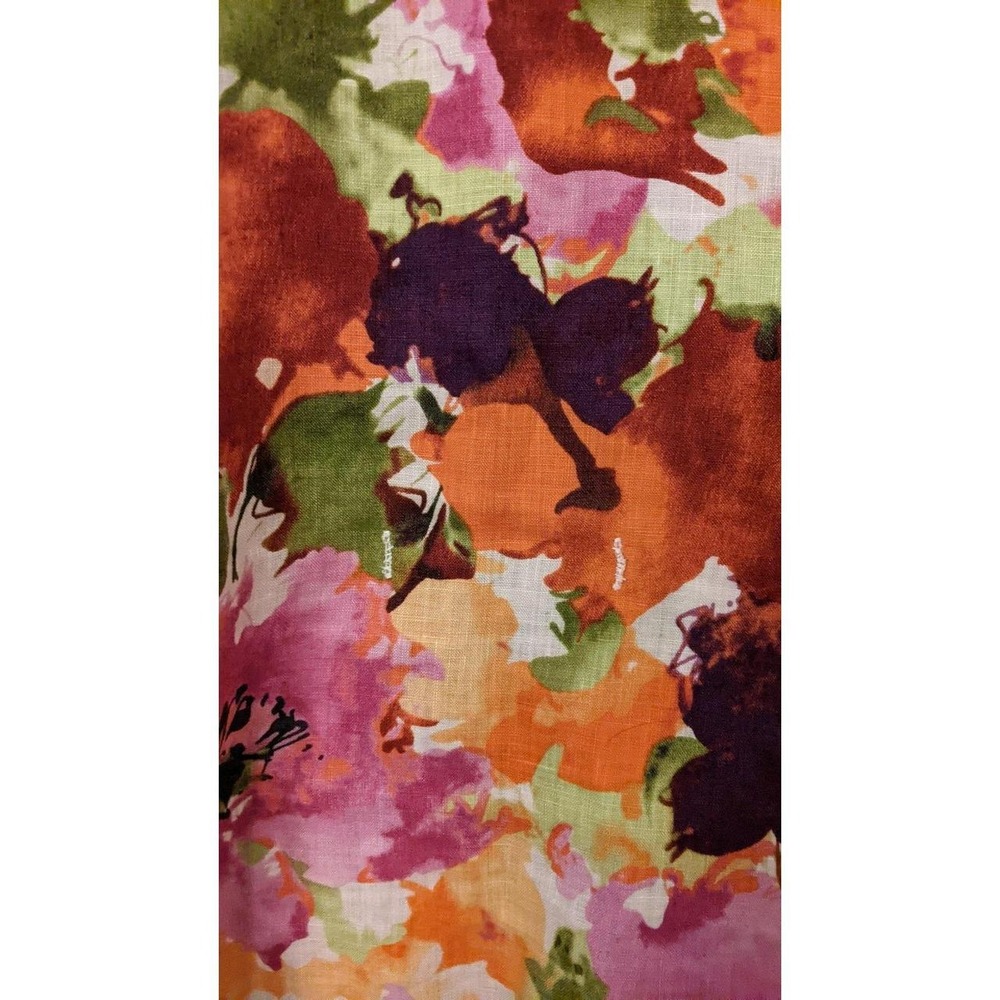 Speigel Linen Jacket Floral Size 6 - Picture 4 of 8